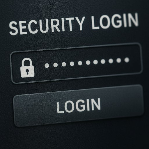 AQ999 security login screen