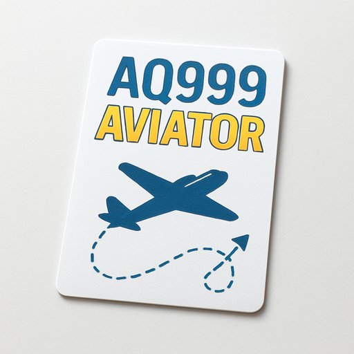AQ999 Aviator flight path game card