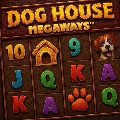 AQ999 Dog House Megaways grid