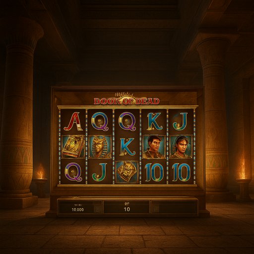 AQ999 slots feature 1: Book of Dead screenshot from Great ISCAPE