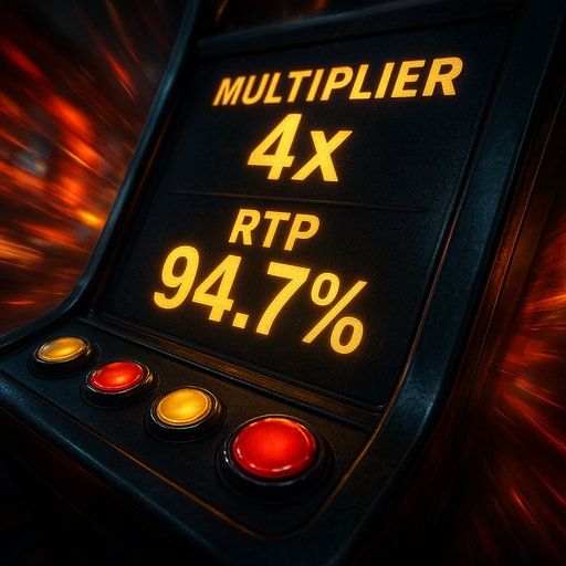 AQ999 slots feature 2: Control panel showing multipliers and RTP